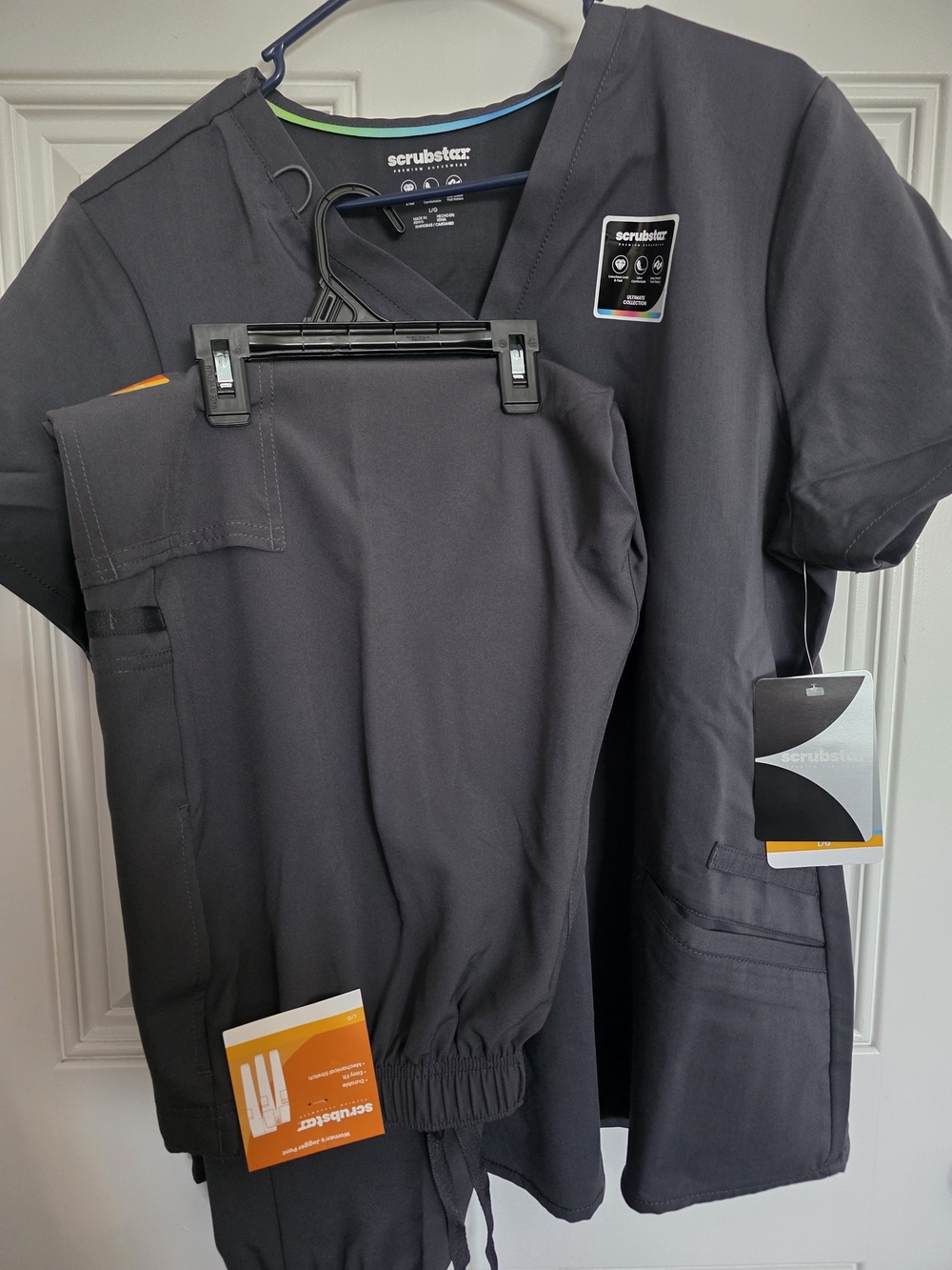 Scrubstar Charcoal Scrub Set – Size Large – NWT